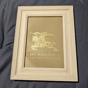 5x7 Burberry Luxury Bag - Framed